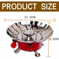 防風便㩦露營卡式石油氣爐頭  Portable Windproof Camping Butane Gas Burner Stove