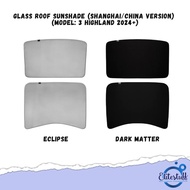Jowua Glass Roof Sunshade for Tesla Model: 3 Highland (2024) - Car Sunshade Magnetic Sunshade