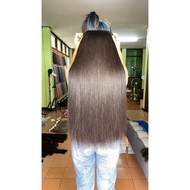 Hair Pres Real Length 70 Centimeters Used For 2 Bundles Weight 240+ Grams Attached To The Bottom. Mo