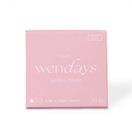 ผ้าอนามัยแบบบาง WENDAYS Ultra Thin Liners 15cm ( 1 กล่อง บรรจุ 20 เเผ่น )
