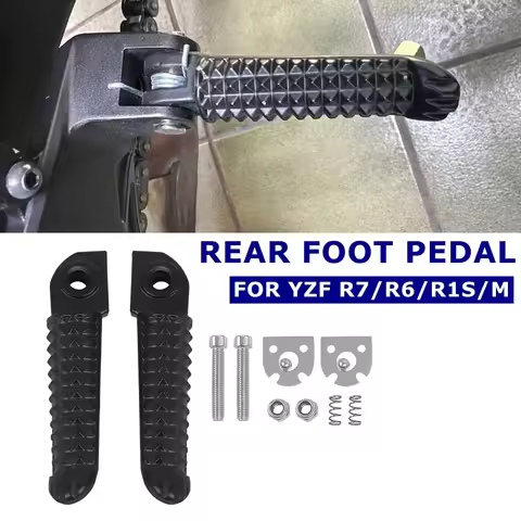 YZF R6 R7 Motorcycle Footrest Foot Pegs Pedal Rest Footpegs For Yamaha YZFR7 YZF-R7 22-25 YZF-R6 YZF