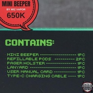 Mini Beeper Pod Kit Authentic By Wiz Vapor