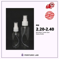 Sanitizer Bottle / Plastic PET Bottle / Plastic Spray Bottle /Spray Bottle- 60ml/100ml