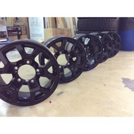 Suzuki Jimny Original Japan Wheel Rim PCD5x139.7 (5x5.5) (JB43 , SJ410, JA22) Gloss Black