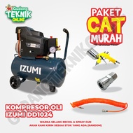 Kompresor Angin 24L IZUMI DD1024 1Hp / Mesin Air Compressor Listrik 1 Hp DD 1024 24 Liter DD-1024 IZ