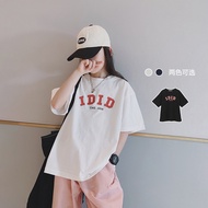 New Children's Summer t-Shirt 23 Short-Sleeved Girls' new Tops Middle Big Children's Trendy Clothes 