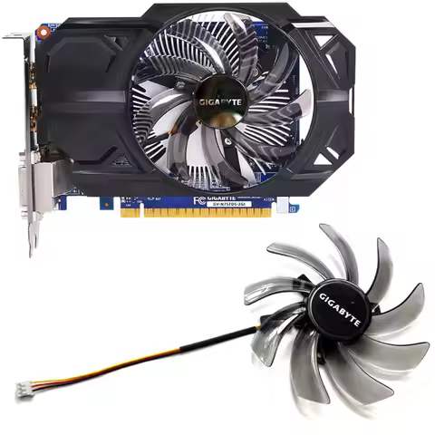 NEW 95MM 3PIN PLD10010S12H/T129215SM GTX 750 GPU FAN，For GIGABYTE GTX 750 750Ti Graphics card coolin