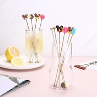 Bar Creative Bartender Bar Milk Tea Stirring Bar Coffee Milk Powder Stirrer 304 Stainless Steel Long