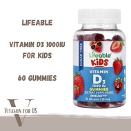 Lifeable For Kids Vitamin D3 1000iu
