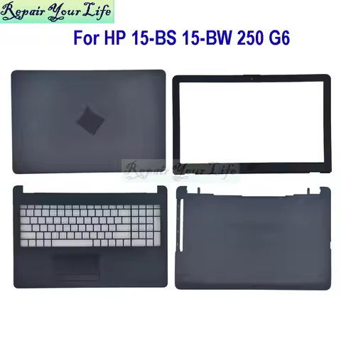 Laptop LCD Back Palmrest Bottom Cover For HP 15-BS 15T-BS 15-BW 15Z-BW 15Q-BU 15G-BR 250 255 G6 TPN-