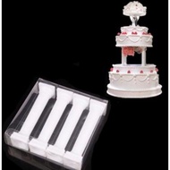 Cake pillar double triple tier 5", 6",7"