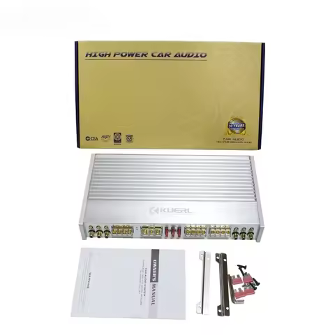 2025 Car Audio Modified AB Class High-power 6 * 100W Six-channel Six-channel Car Power Amplifier