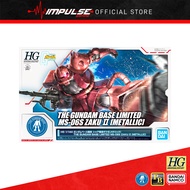 Premium Bandai HGUC 1/1444 The Gundam Base Limited MS-06S Zaku II [Metallic] (5061051) / HG