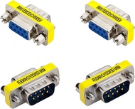 Rs232 Serial Cable 9 Pin DB9 Female to Female/Male to Male Gender Changer Coupler Adapter Connector(