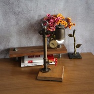 客制化禮物可充電LED台燈水管工業風創意台燈床頭燈