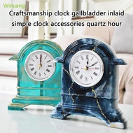 Winu Mini Quartzs Clock Insert 65mm 2 56Inch Round Quartzs Movement Miniature Clock Arabic Roman Num