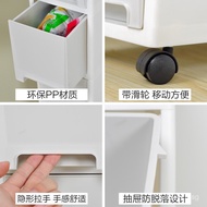 PK7J Bathroom Narrow Cabinet Long Gap Storage Rack Ultra-narrow Drawer-style Kitchen Gap18cm Storage