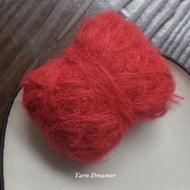 3 Colors - Mohair Yarn White Fluffy Yarn for Crochet Yarn Thick Yarn Fuzzy Yarn Pink Red Yarn Wool K