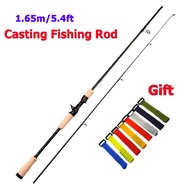 🔥คันเบ็ด🔥แข็งแรงทนทาน 2 ส่วนเบ็ดตกปลาราคาถูกปั่นและหล่อ กับ 1.8M/6FT Cork Handle Fishing Pole Spinning/Casting Fishing Rod 1.8เมตร/6ฟุต ขนาดกลางตกปลา Rod คันสปิ่น