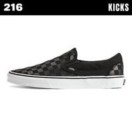 Slip-0n Checkerboard Black/Black Classic by 216Kick