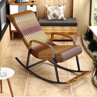 HY-# Rattan Rocking Chair Rattan Chair Leisure Recliner Leisure Chair Elderly Rocking Chair Chair Indoor Lazy Bone Chair