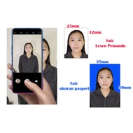 Cuci gambar lesen pemandu dan Gambar pasport/ID photo