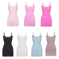 Skims Summer Sling Dress - Lace Skirt Design