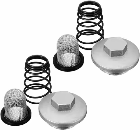 Oil Screen Cleaner Cap Drain Plug GY6 50cc 125cc 150cc (2/Pack) for Moped Scooter QMB139 157QMJ Engi