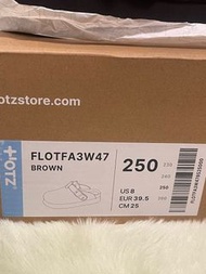 韓國 OTZ Brown Sandals FLOTFA3W47 牛皮闊勃肯鞋