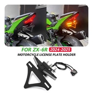 License Plate Holder LED Light For KAWASAKI NINJA ZX 636 ZX-6R 2024 2025 ZX6R ZX 6R Motorcycle Tail 