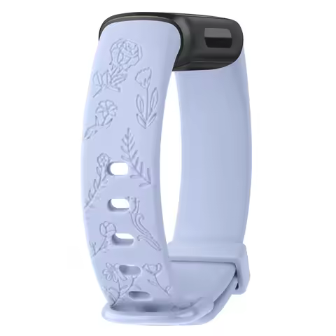 Flower Engraved TPU Watchband For Fitbit inspire 3 Strap Soft Wristband For Fitbit inspire 3 Band Sp