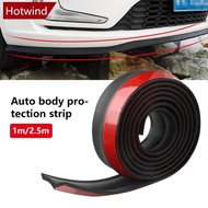 HOTWIND Universal Car Front Bumper Spoiler Lips Protector Strips Car Bumper Lip Protection Stickers Car Front Bumper Lip Rubber Protectors L5S5