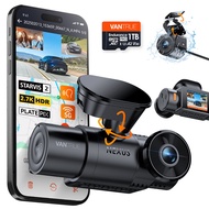 Vantrue N4S 3 กล้อง กล้องติดรถยนต์ 1440P กล้องหลังกันน้ำ STARVIS 2 vision กลางคืน GPS WiFi รองรับ LT