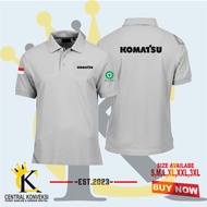 Poloshirt Collared T-Shirt Komatsu Komatsu Collared T-Shirt/ Safety First Indonesia Logo
