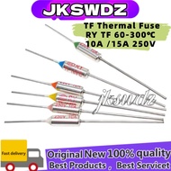 5PCS thermal temperature fuses TF RY 10A 15A 60C-280C 250V 65C 85C 100C 105C 110C 120C 130C 152C 165