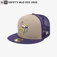 Official New Era 2026 5950 NFL BASIC MESH MINVIK GOL PUR