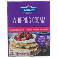 EMBORG UHT WHIPPING CREAM 200ML