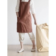 ☁APMผ้ากันเปื้อนbyพี่ปุ้ม ผ้ากันเปื้อนญี่ปุ่น apronผ้าคอตตอนพรีเมียมนุ่มใส่สบาย พร้อมส่งในไทย♒