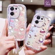 Kt Cat Hair Accessories Pink Color ph case Strange Shape for for OPPO Reno 8/T/Pro 7 6/Z/LIFE 5/F/Z/LIFE 4/Z/Pro F9 F19S F11 F17 Pro 4G/5G soft case Cute Cute Girl Plastic Mobile Phone