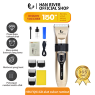 HAN RIVER alat cukur rambut listrik 1 set（Garansi 365 hari/bisa COD） / hair clipper gold / Cukuran R