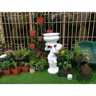 Cupid white (ROUGH) (Fiber stonecast)(MAXIMUM OF 1 PC)(Heigh 35 Inches / Width 15 Inches)