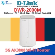 D-Link DWR-2000M 5G AX3000 Wi-Fi 6 CPE 2.5G WAN/LAN + RJ11 Vo5G/LTE Wireless Router