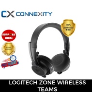 Logitech Zone Wireless Headset l Certified for Microsoft Teams l Noise Cancelling Headset with Micro