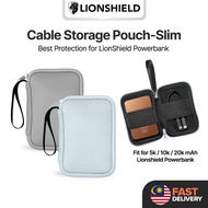 (MY) LionShield Portable Travel Storage Pouch Slim Organizer for Powerbank / Cable / Keys / Accessor