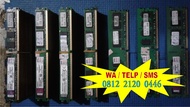 Jual RAM/MEMORI DDR3 1, 2 & 4 GB (PC 10600/12800) Second Untuk Komputer PC/Rakitan/Desktop/Build Up