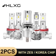 HLXG With ZESKorea CSP chips H4 h7 led Bulb 9005 HB3 LED 9006 HB4 Lamp car headlight h11 H8 H9 Fog L