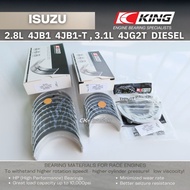 KING Bearing ISUZU 2.8L 4JB1 4JB1T 3.1L 4JG2 Diesel Turbo for Invader Bighorn Trooper Rodeo ELF 150