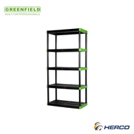 Greenfield HW 5 Tier HD Plastic Shelving 38x18"