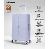 Airways Evolve : 20"/24"/28" (Lifetime Warranty ) 100% PC, 360 8 Wheels, TSA Lock, Expandable, Anti 