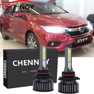 สำหรับ Honda City GM6ปี2014เป็น2019 (ไฟหน้ารถยนต์)-(1คู่) ไฟฉายคาดศีรษะ LED หลอดไฟหน้า6000K 9-32V ชุ